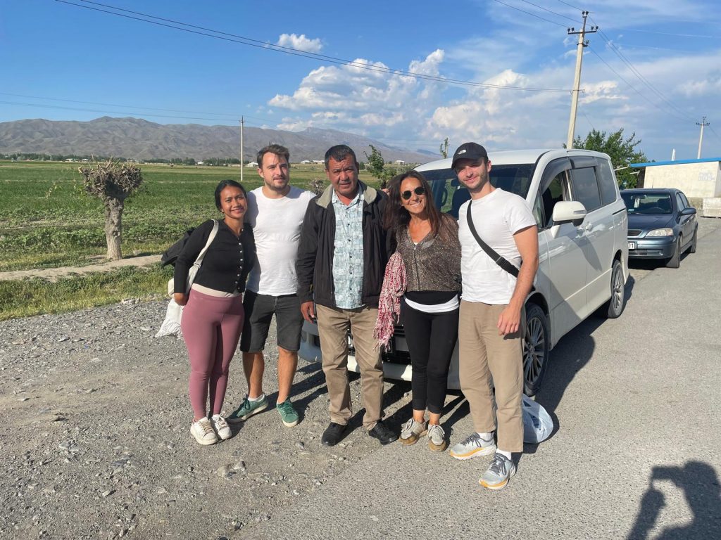 Traveling by car tajikistan
